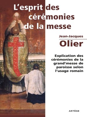 cover image of L'Esprit des Cérémonies de la Messe